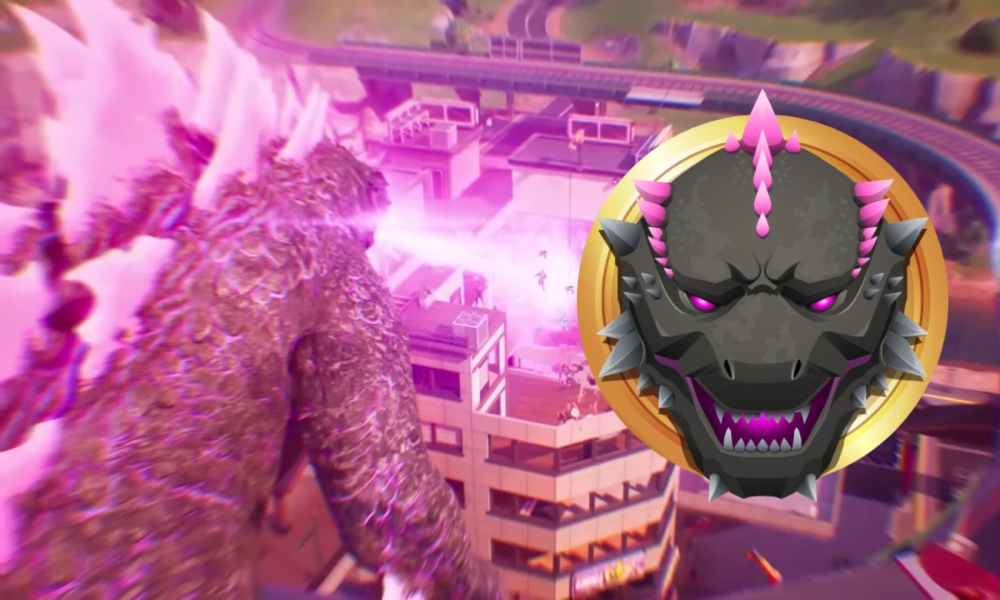 GODZILLA MEDAL IN FORTNITE