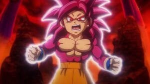 Goku se transforma em Super Saiyajin 4 em Dragon Ball Daima